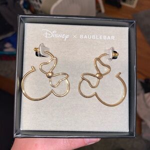 Disney Minnie Mouse gold earrings
